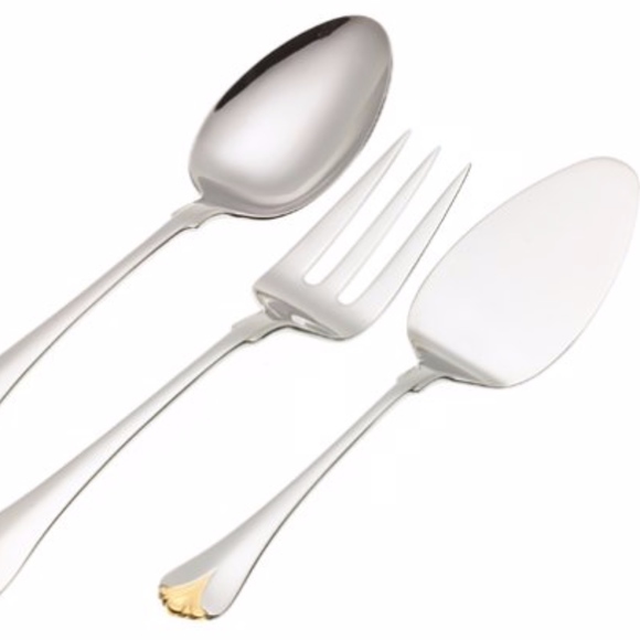 New Yamazaki Cara Gold Accent 3 pc Entertainment Set - Picture 1 of 1